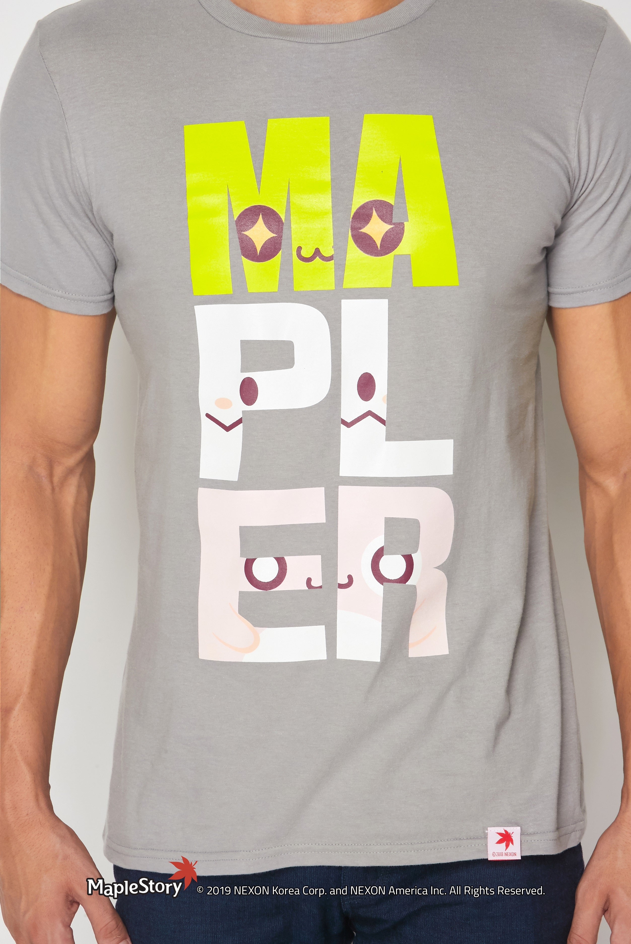 MapleStory Mapler Grey T-Shirt – Nexon Merch